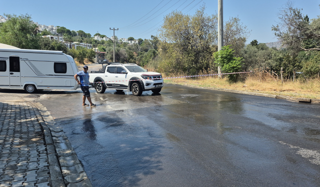 Bodrum’da Ana İsale Hattı Patladı