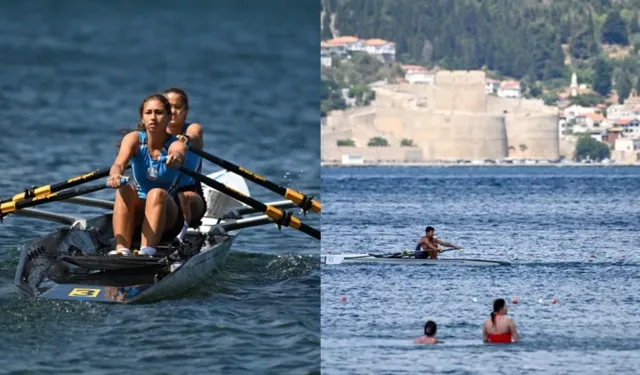 Kürekte Sahil Sürat heyecanı