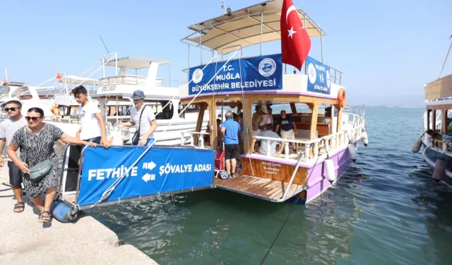 Muğla'da Fethiye–Şövalye Adası arasında deniz seferleri başladı