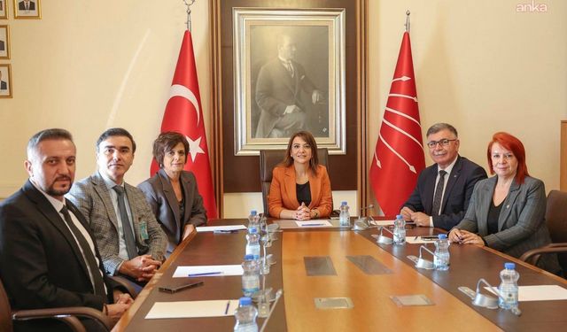 KESK heyetinden CHP'ye ziyaret