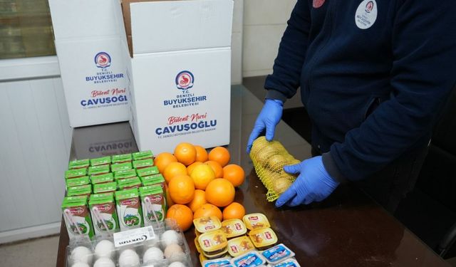 Denizli Büyükşehir'in beslenme yardımı binlere ulaştı