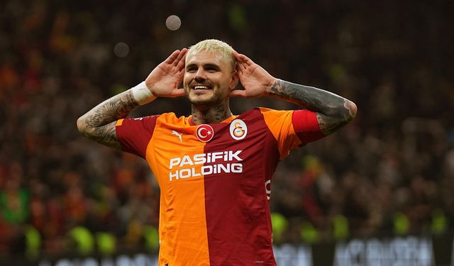 Icardi, Süper Lig'de rakip fileleri 60 kez havalandırdı