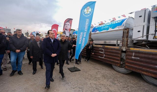 Manisa Büyükşehir Belediyesi'nden kırsal kalkınmaya destek