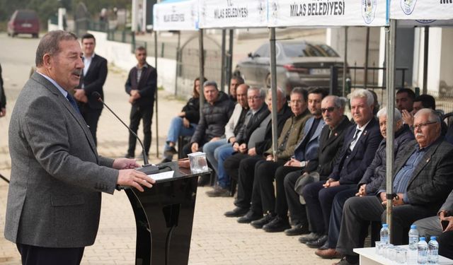 Milas Belediyesi 'Taziye Evi'nin temeli atıldı