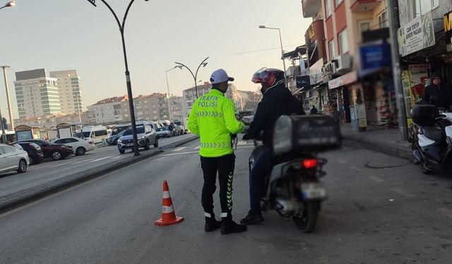 Motosiklet denetiminde 2,2 milyon liralık ceza