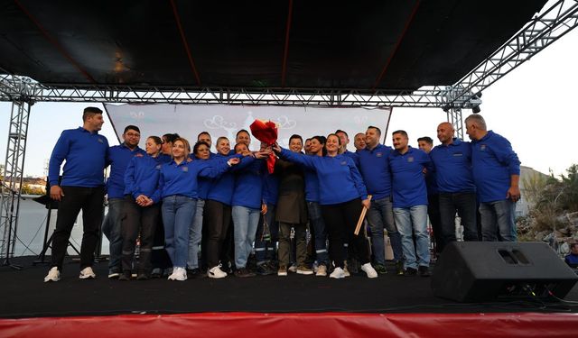 Sahne temizlik emekçilerin