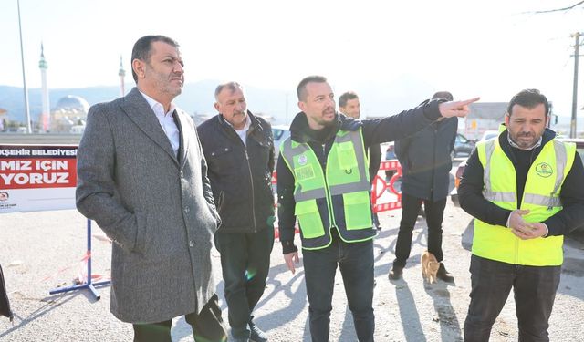 Yeraltındaki Pamukkale'nin yolları yenileniyor