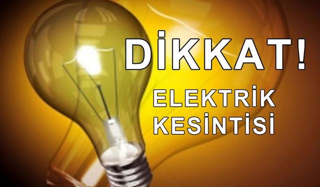 8 Ocak İzmir'de elektrik kesintisi yaşanıcak ilçeler