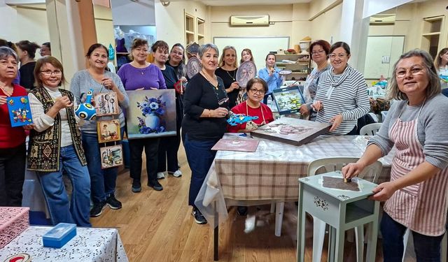 Efeler'de hanımevleri üretimle buluştu