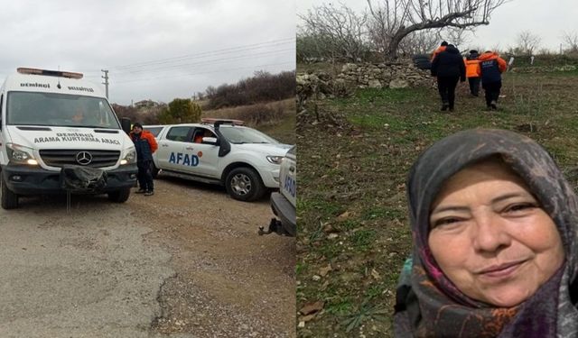 Manisa'da kaybolan kadın için seferberlik