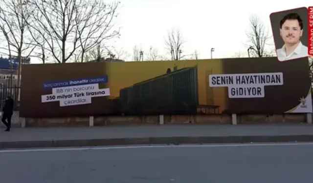 Tepki çeken AKP afişleri İstanbul'da kaldırılmaya başlandı