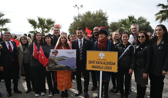 Atatürk'ün Kuşadası'na gelişinin 102'inci yıl dönümü coşkuyla kutlandı