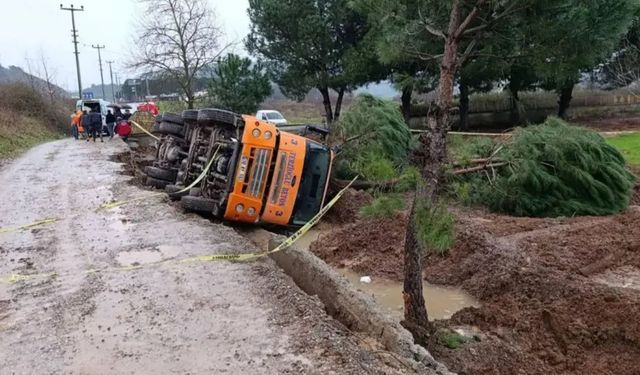 Balıkesir'de genç işçi mikserin altında kaldı!