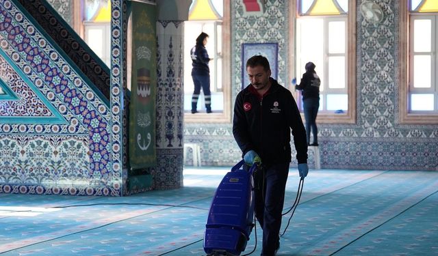 Büyükşehir'den camilerde temizlik seferberliği