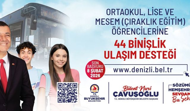 Büyükşehir'den ulaşım desteğinde önemli hatırlatma