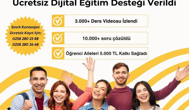Denizli Büyükşehir'den eğitime dijital destek