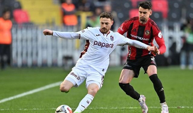 Trabzonspor, Gaziantep FK'yı 2-1 yendi
