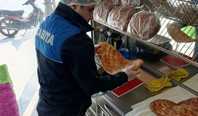 Turgutlu zabıtasından fırınlara Ramazan denetimi