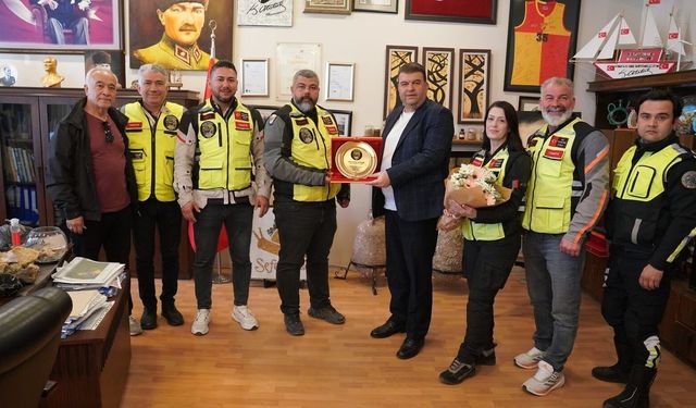 RİEDER Kulübü'nden Başkan İsmail Yetişkin'e teşekkür ziyareti