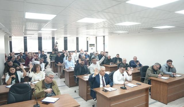 Turgutlu Belediyesi meclisi 5 maddeyi karara bağladı