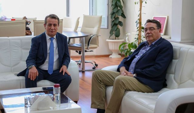 Başkan Yetişkin Yankı Bağcıoğlu'nu ağırladı