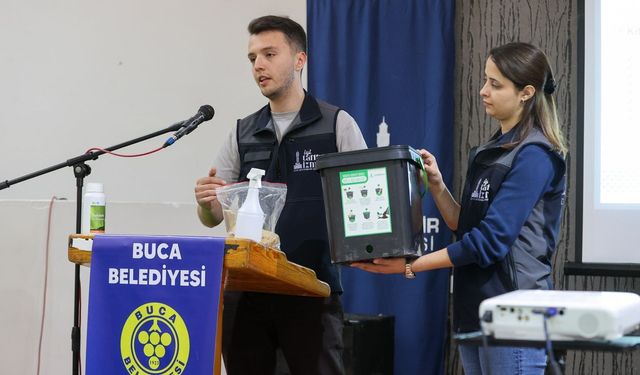 Buca'da mutfak atıkları toprağa hayat verecek