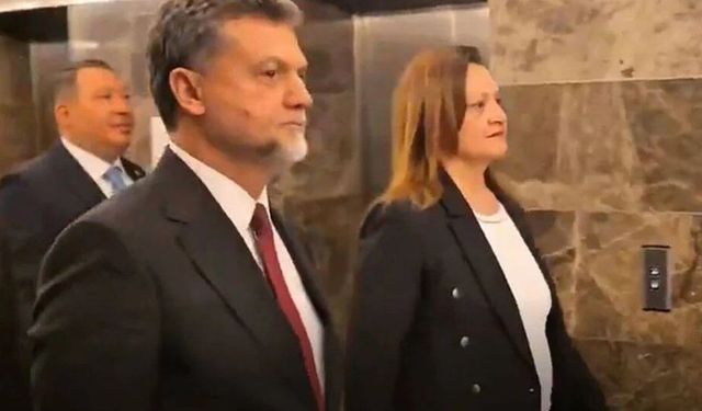 Burcu Köksal AKP Genel Merkezine geldi