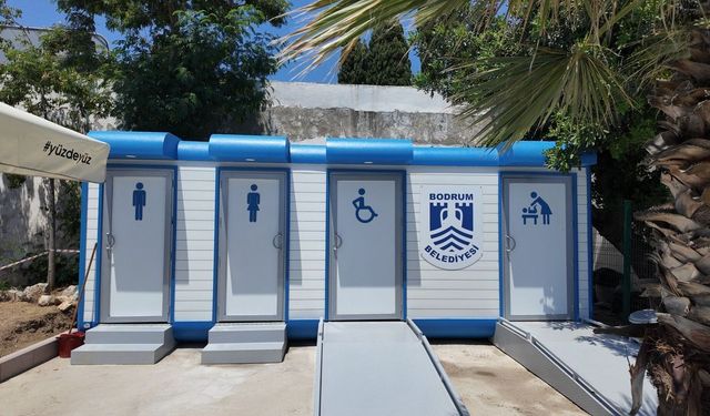 Bodrum'da Modern Tuvaletler Hizmete Alındı