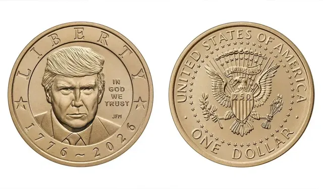 ABD'de Trump portreli 1 Dolarlık altın para basılacak