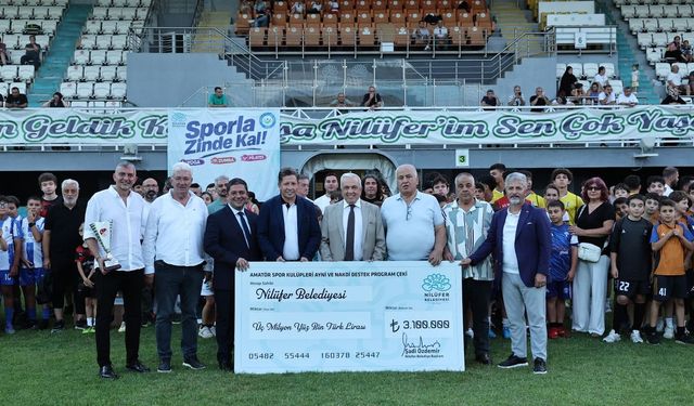Amatör spor kulüplerine 3 milyon liralık destek