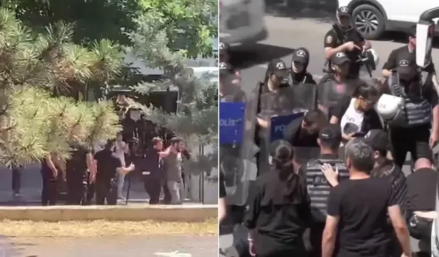 Ankara'da NATO zirvesi protestosuna polis müdahalesi