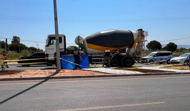Beton mikserinin çarptığı yaya hayatını kaybetti