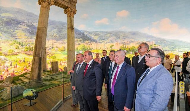 KKTC 5. Cumhurbaşkanı Ersin Tatar Bursa'ya geldi