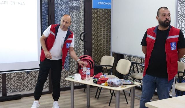 Konaklı çocuklara Afet Farkındalık Atölyesi