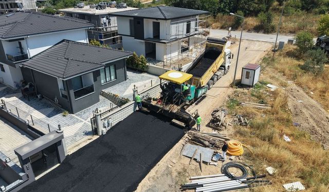 Nilüfer'de asfalt çalışmaları hız kazandı