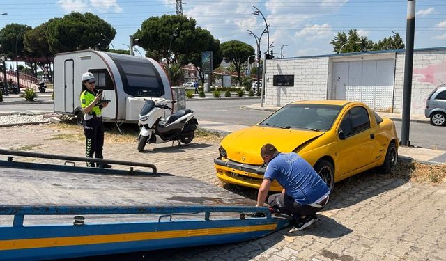 Risk oluşturan hurda araçlar kaldırılıyor