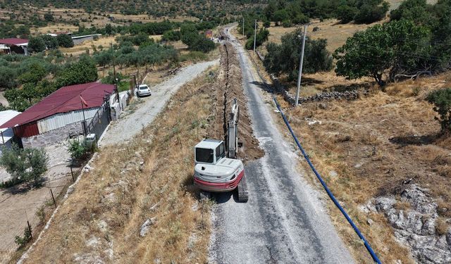 Yunusemre Karakılıçlı'da içme suyu hattı yenileniyor