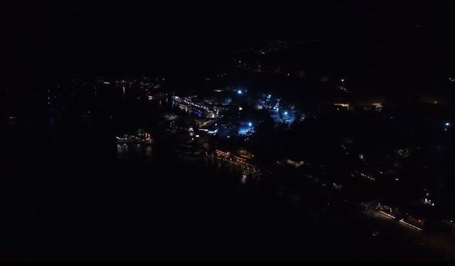 Bodrum ve Kos'ta ışıklar yıldızlar için kısıldı