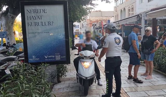 Bodrum'da Yaya Yollarına Sıkı Denetim
