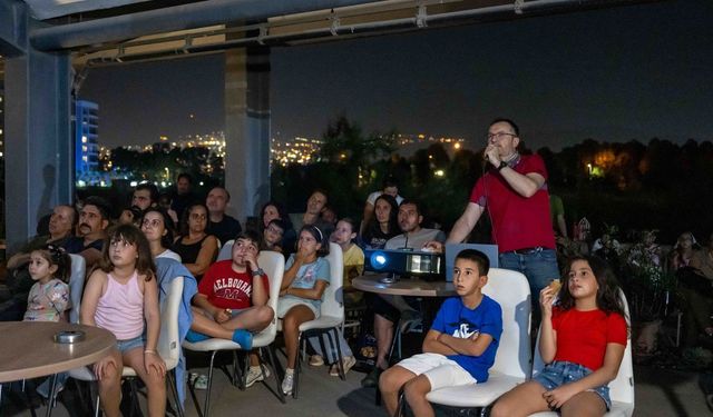 Bornova'da unutulmaz gökyüzü gözlemi