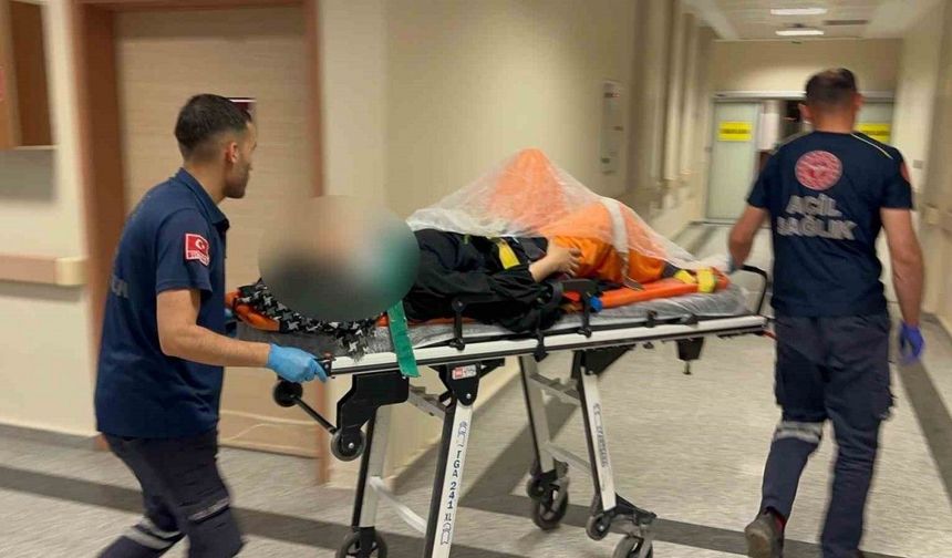 Adıyaman’da binanın 3. katından düşen vatandaş yaralandı