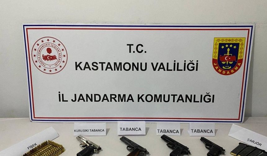 Kastamonu’da kaçak silah operasyonu: 1 gözaltı