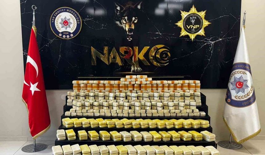 Van’da 147 kilo uyuşturucu ele geçirildi
