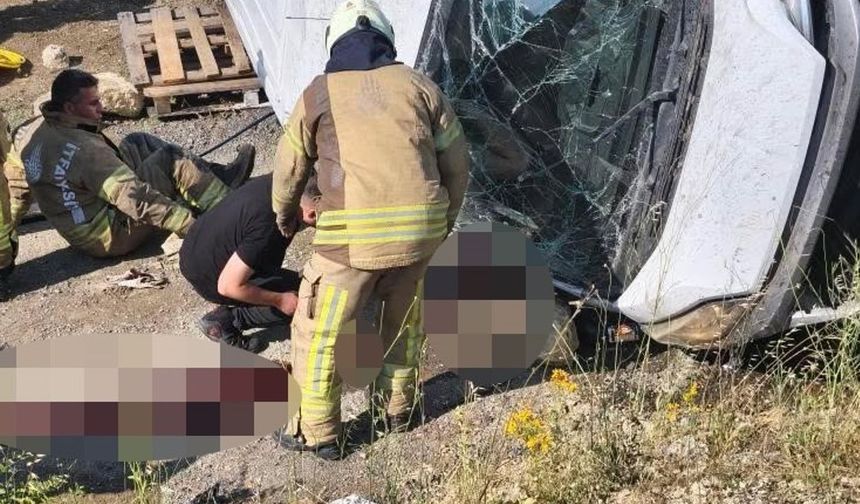 Çatalca’da kontrolden çıkan araç takla attı: 1 ölü