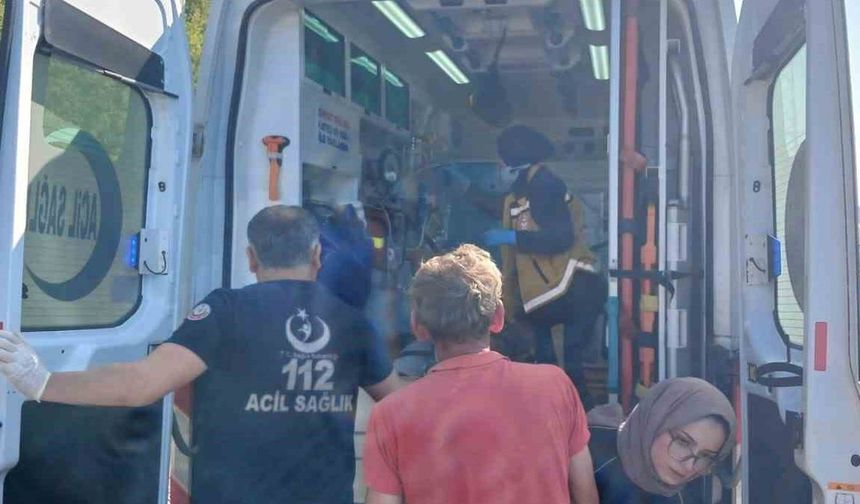 Yürüyüş yaparekn uçurumdan düşen kadın yaralandı