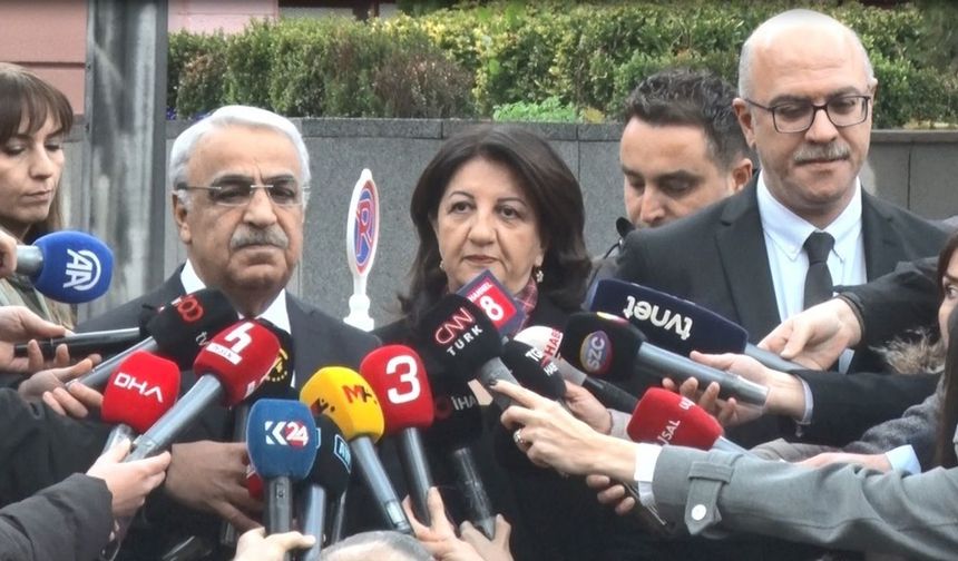 DEM Parti'den, Adalet Bakanı Tunç'a ziyaret