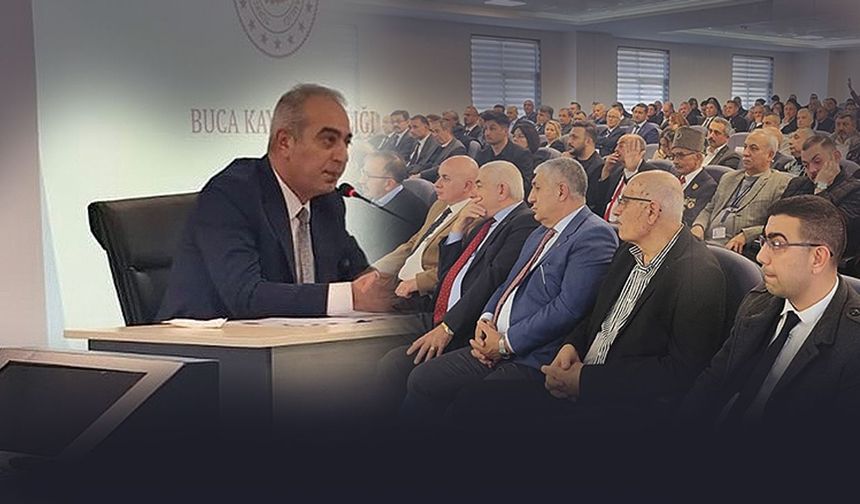 Buca Kaymakamı Muhhamed Gürbüz 'den Buca 'da tarihi toplantı