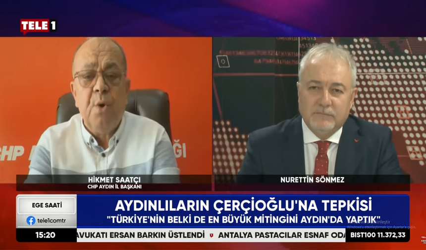 CHP Aydın İl Başkanı Hikmet Saatçı