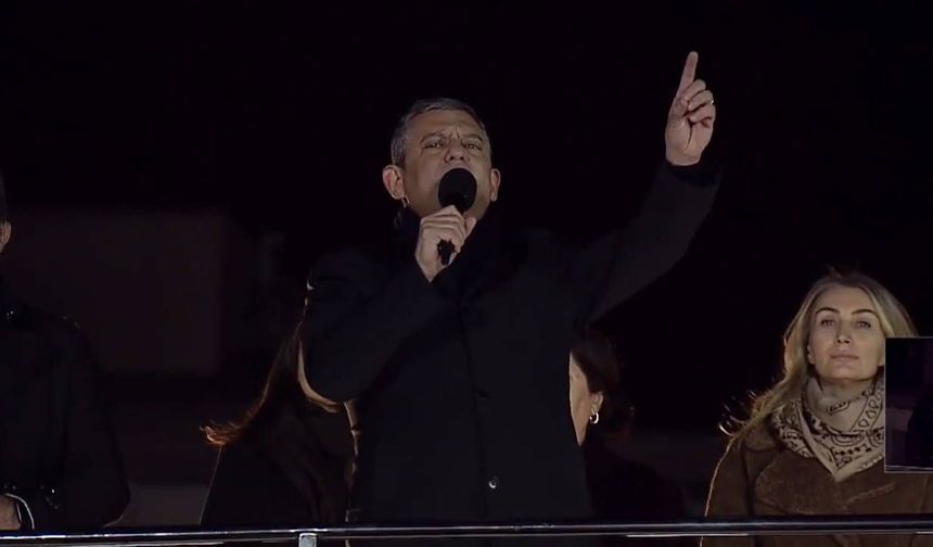 Özgür Özel Çekmeköy mitinginde konuştu!