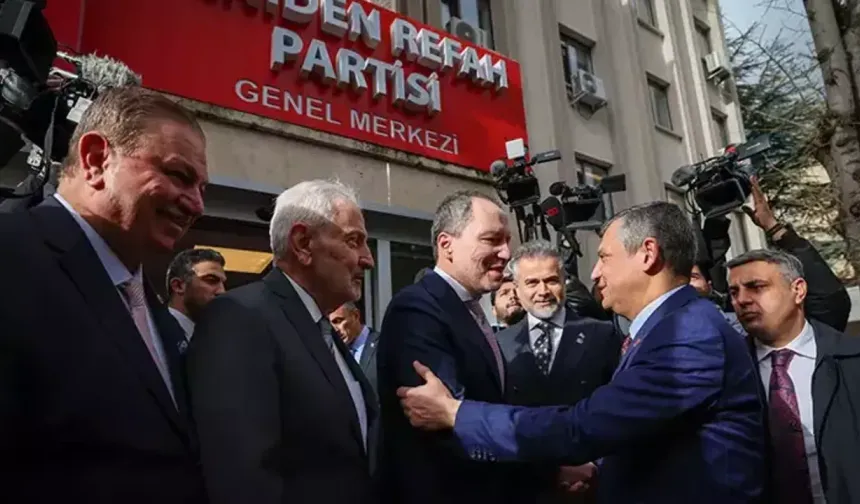 Özgür Özel'den Fatih Erbakan'a ziyaret